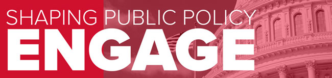 Shaping Public Policy & Engage Text Banner