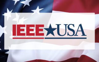 US Flag with IEEE USA Logo