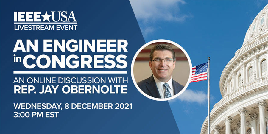 An Engineer in Congress: An Online Discussion with Rep. Jay Obernolte